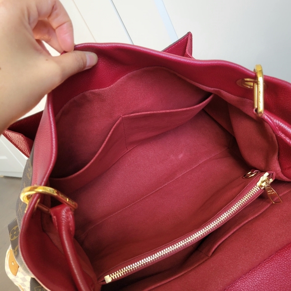 💕Beautiful DISCONTINUED Tote Bag LOUIS VUITTON Olympe MM Monogram MAGENTA - Picture 10 of 16